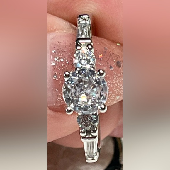 👰♀️💒2pc “bridal” set rings in sterling silver - Picture 6 of 16